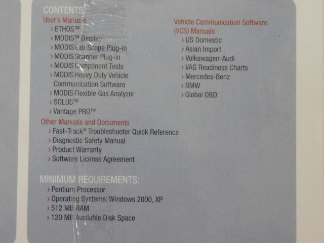 SNAP ON - Diagnostic User's Documentation CD