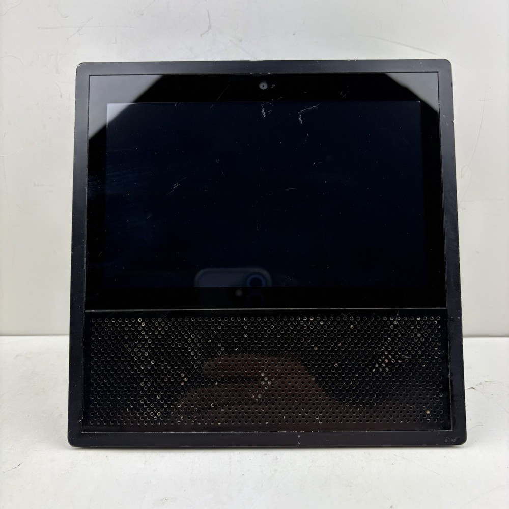 Amazon Echo Show 1st Generation Smart Speaker W/ 7" Display Black MW46WB Working