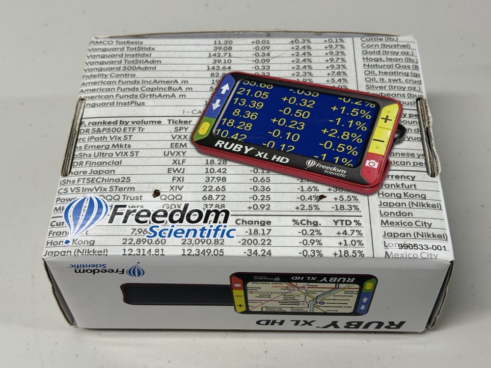 Freedom Scientific RUBY XL HD Handheld 5'' Video Magnifier - Tested - Read Desc!