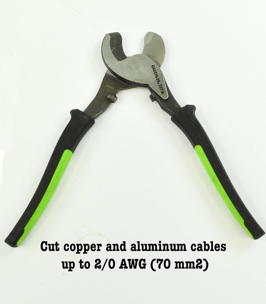 727M Cable Cutter with Cushion Grip Handles, 9-1/4"