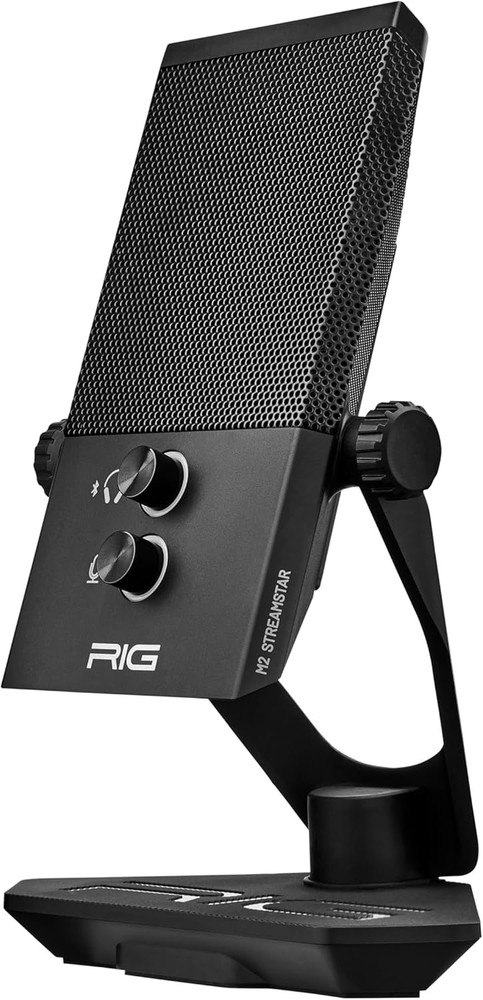 RIG M2 STREAMSTAR PRO HD | Wired USB Streaming Microphone with 24-Bit DAC and Bl