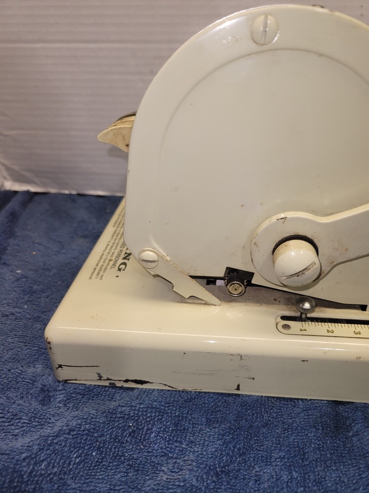 Vintage Check Writer Paymaster X-550 Series With Key