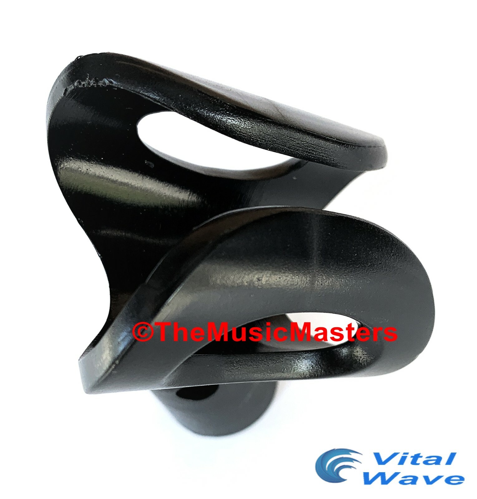 (2) X-Large Wireless MICROPHONE CLIP Karaoke Tripod Stand Mic Holder Clamp Mount