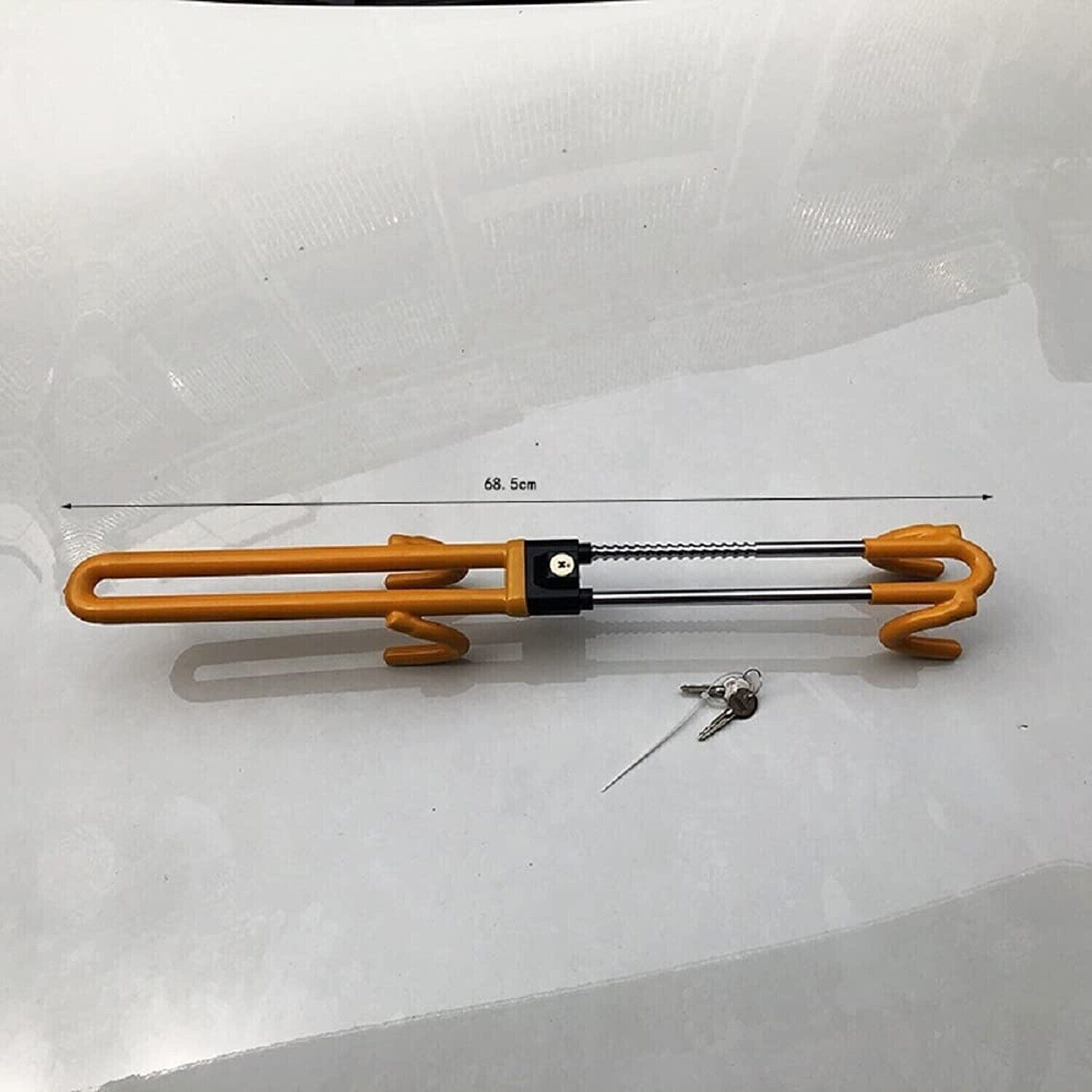 Universal Heavy Duty Steering Wheel Lock The Club Twin Hook Anti Theft Car