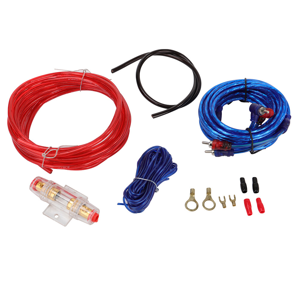 Car Audio 12 Gauge Amplifier Cable Kit 1500W