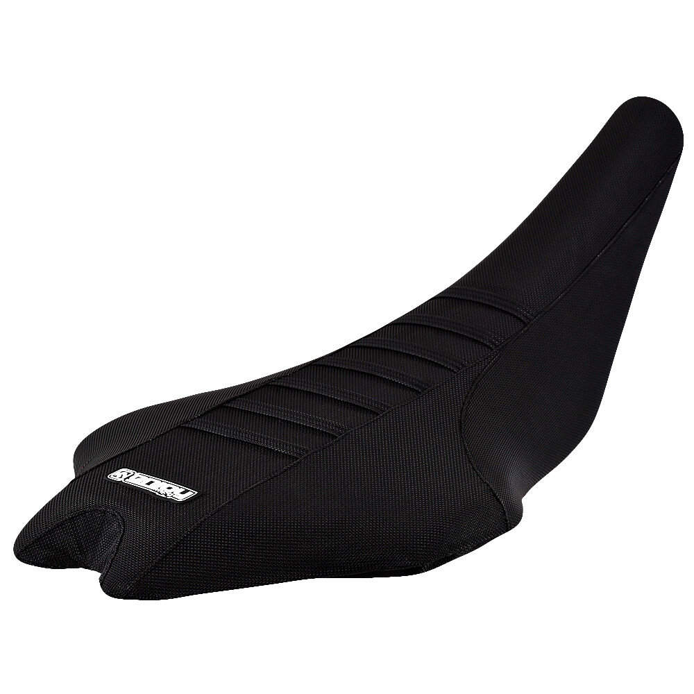 Yamaha YFZ 450R Seat Cover 2009 - 2020   BLACK / BLACK / BLACK RIBBED QUAD #201