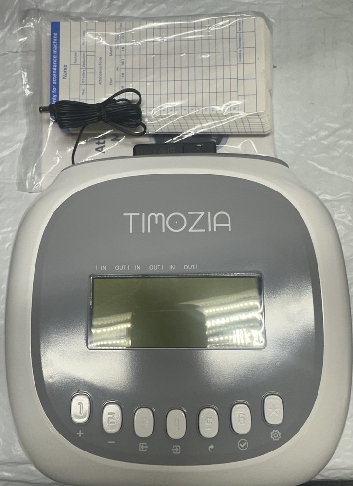 TIMOZIA Time Clock Passcode Align Time Card Machine Card Packs NO INK INCLUDED