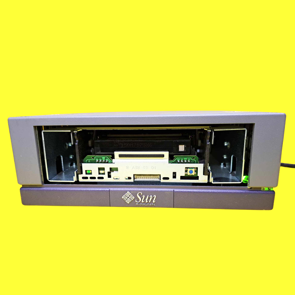 ⚡MISSING FRONT DOOR⚡SUN MICROSYSTEMS 611 TAPE DRIVE EXTERNAL DDS-4 DAT ARCHIVAL⚡