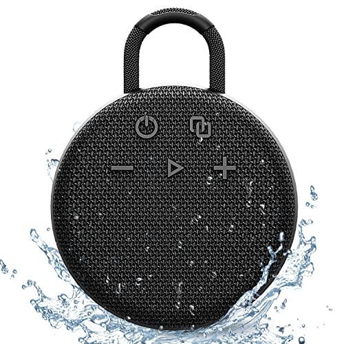Mini Bluetooth Speaker – Bluetooth 5.3 with 6956C Chipset, IPX7 Black