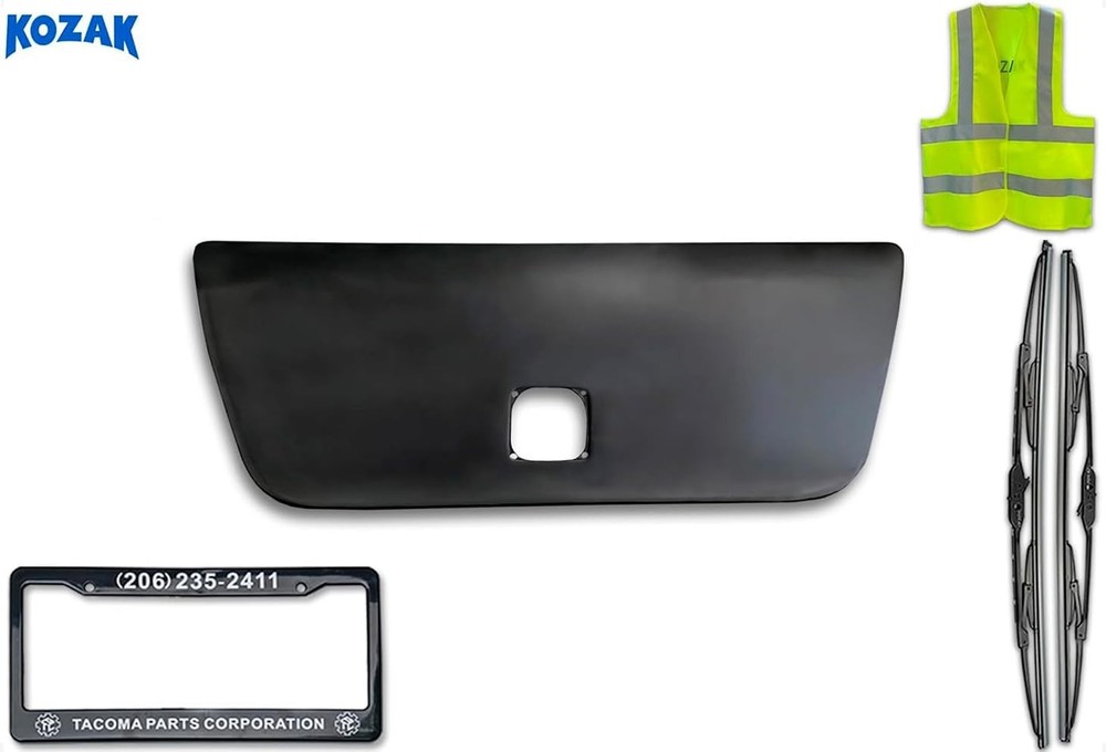 Plastic Black Fairing Tool Box Cover Left Compatible With Peterbilt 579 2013-21