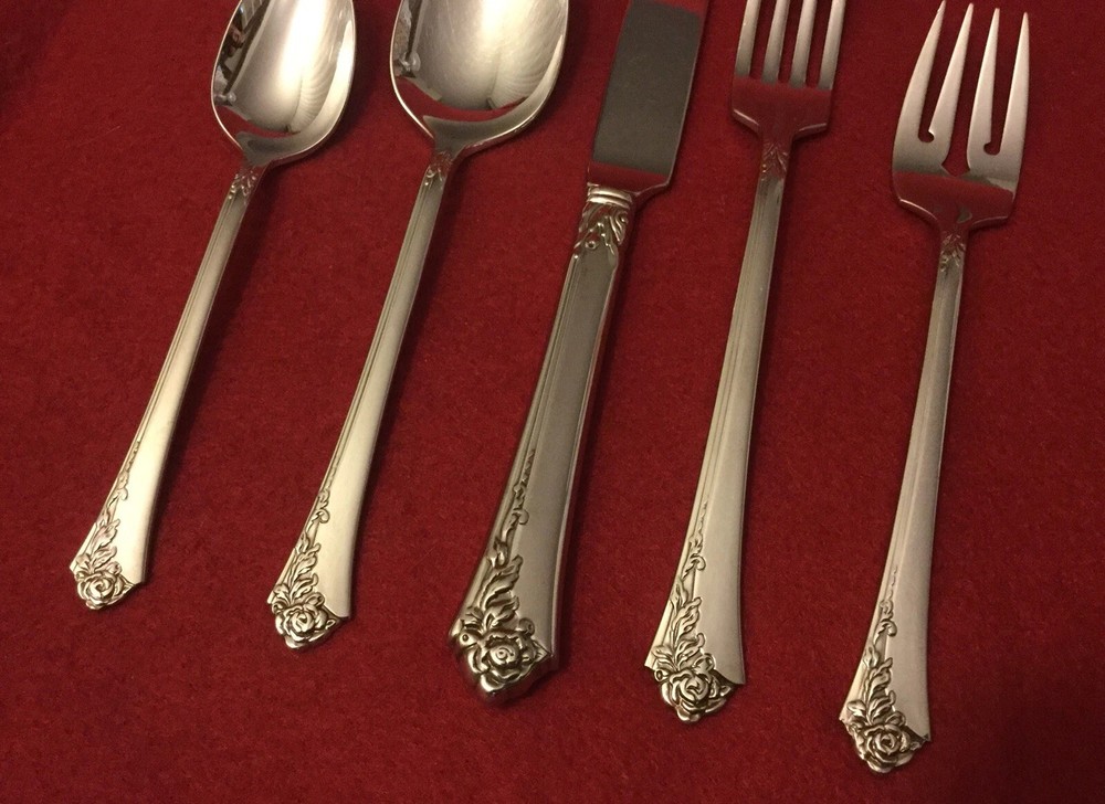 * ONEIDA - DAMASK ROSE * Silverware * CHOOSE CHOICE * STAINLESS FLATWARE * USA