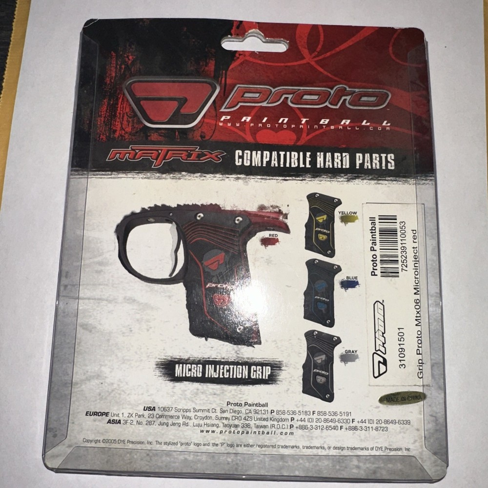 Dye/Proto Matrix 6 Grips Grey
