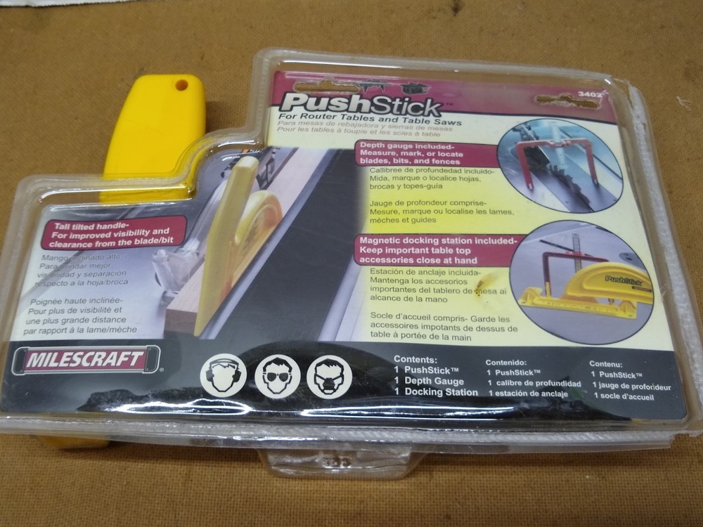 Milescraft 3402 pushstick for Table Saw or router Table