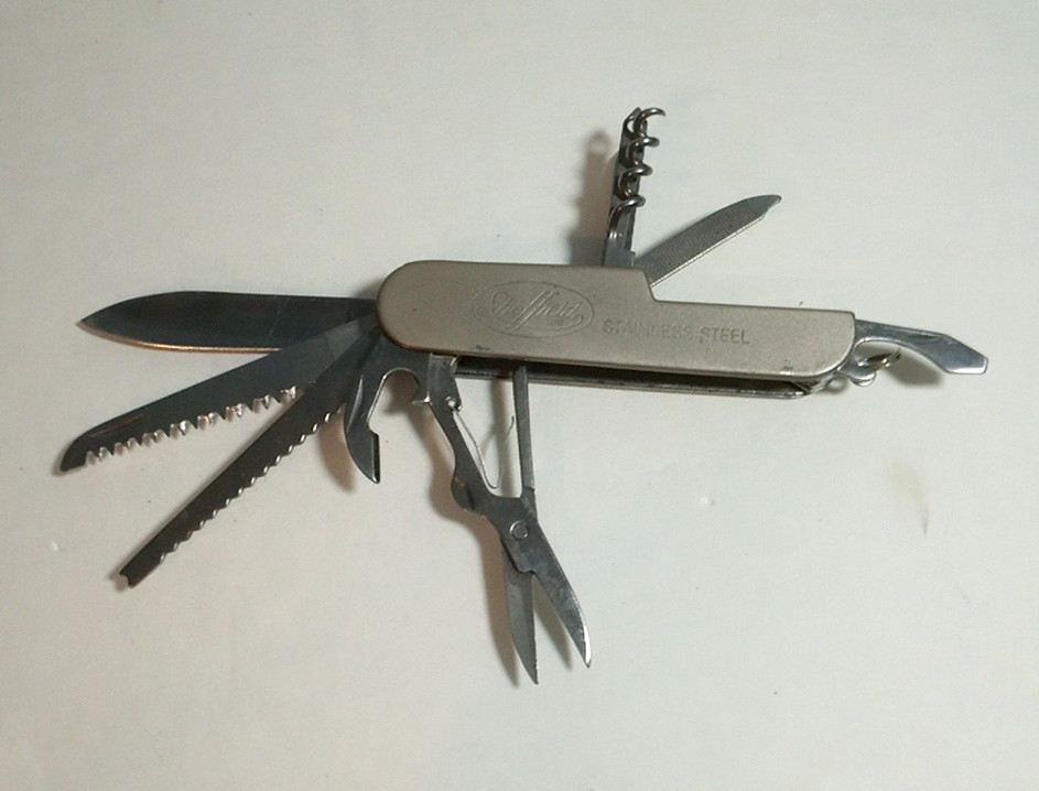 SHEFFIELD 2 PIECE MULTI FUNCTION TOOL BOX 318-382 POCKET KNIFE TOOL