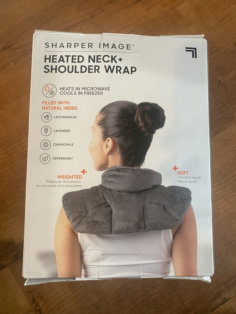 Heated Neck & Shoulder Wrap - Microwavable Warm & Cooling Plush Pad