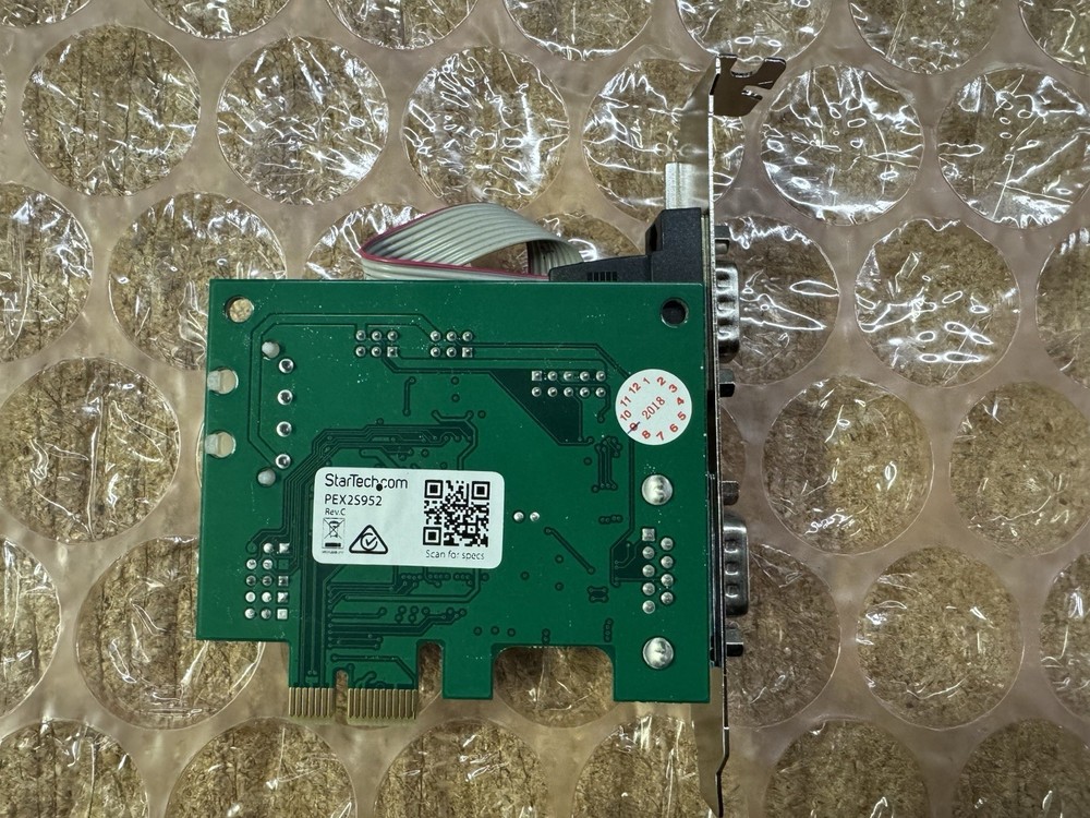 StarTech PEX25952 RS232 PCI-E X1 Serial Adapter Card