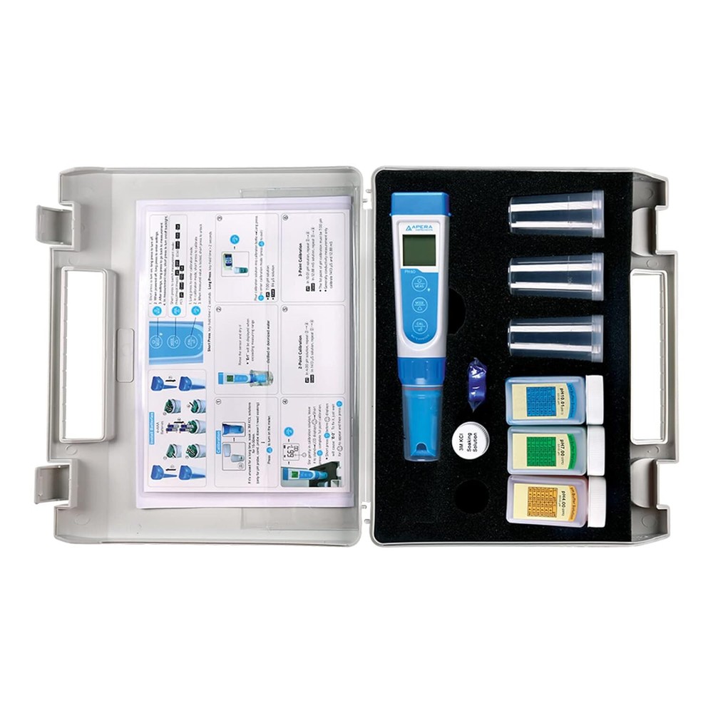 Waterproof pH Pocket Tester Kit,Easy 1-3 points auto. calibration,Lcd display