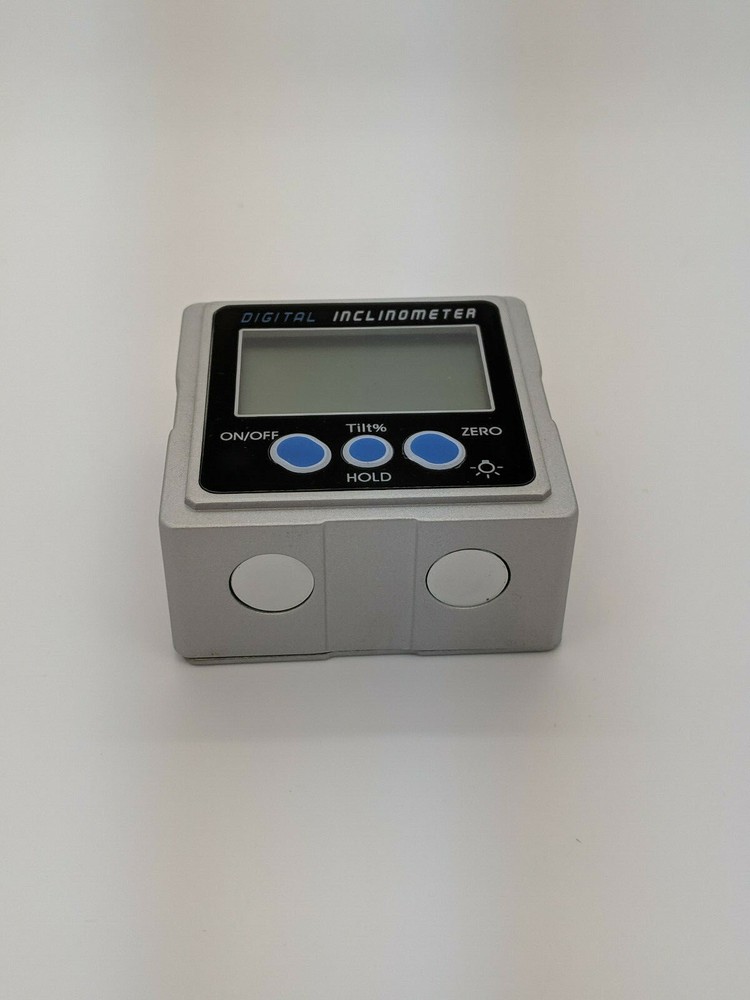 3 Magnets Light LCD Digital Bevel Box Protractor Gauge Angle Inclinometer Level