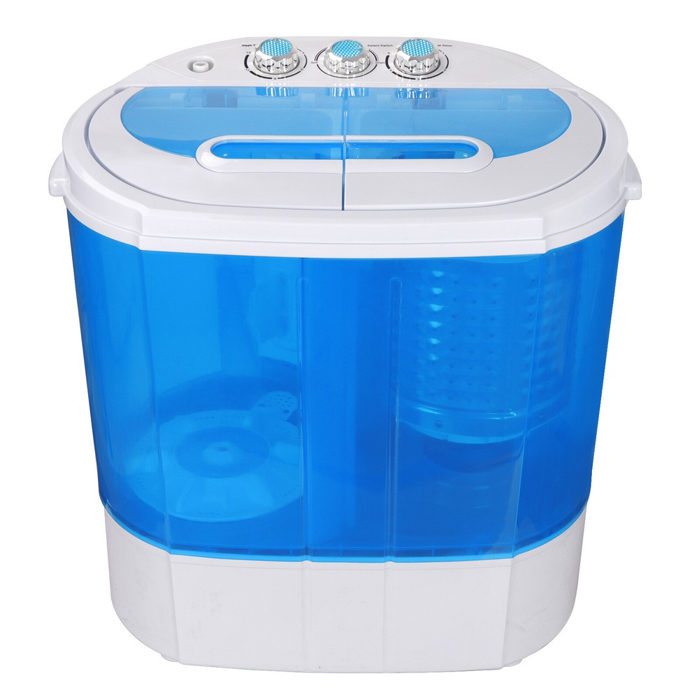 10lbs Mini Washing Machine Compact Machine Spin-Dry Laundry Washer and Dryer