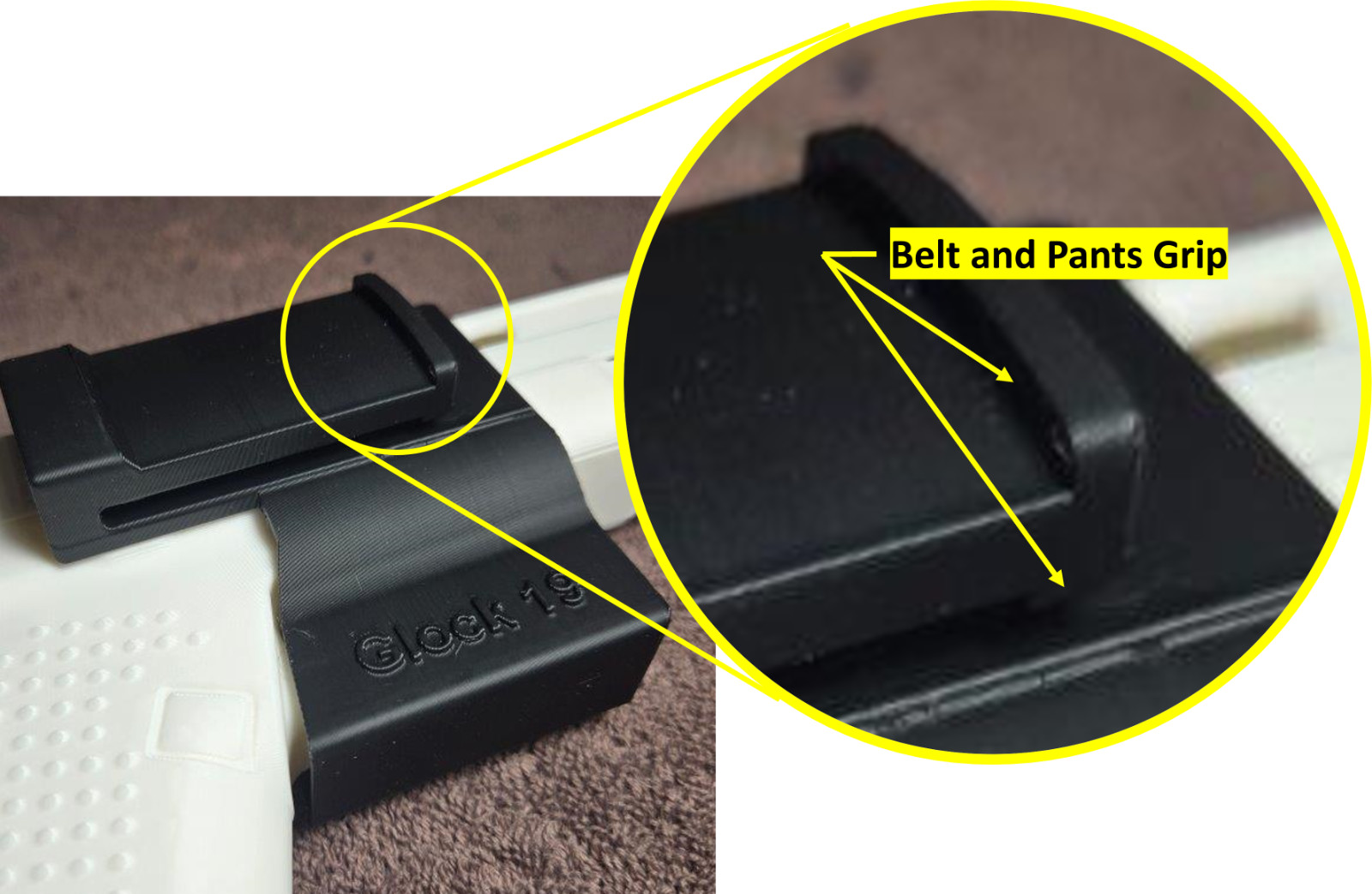 GLOCK 19 19 MOS, 23 Holster In Waistband IWB Conceal Carry. USA Made Ships FREE