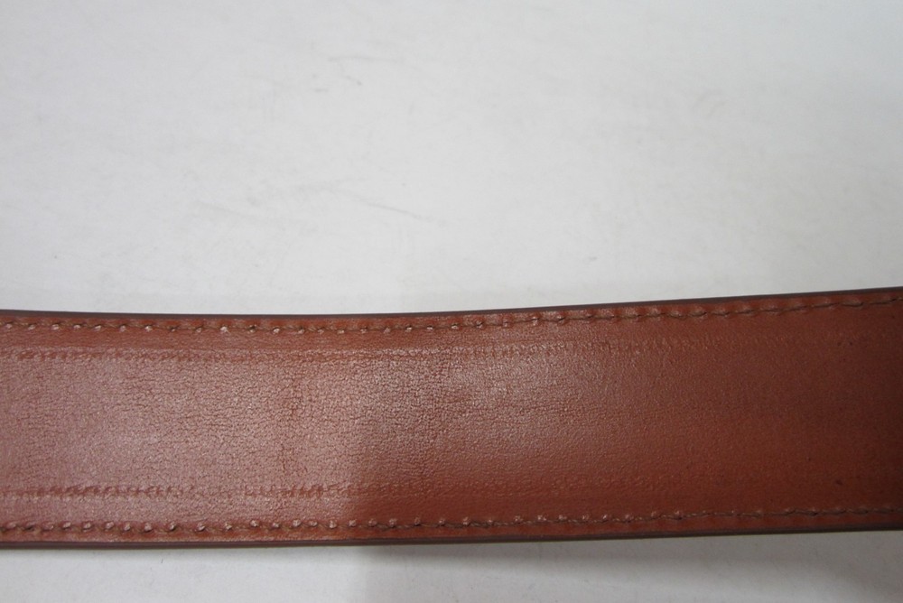 GENUINE CROCODILE BELTS, COGNAC