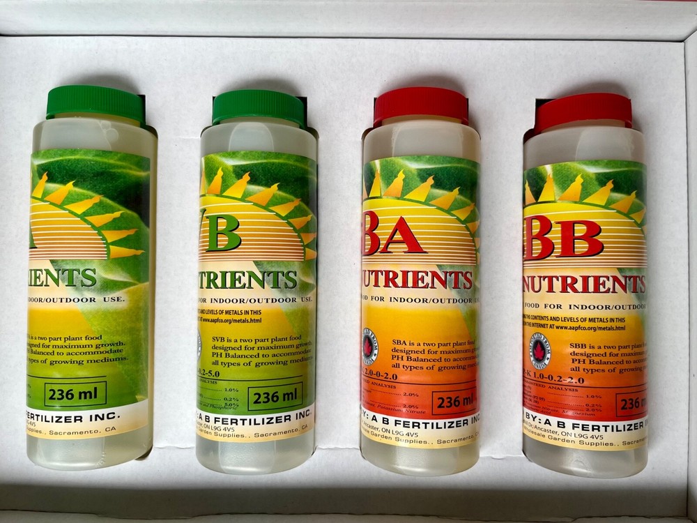 "SUPER NUTRIENTS" SAMPLER PACK (4) 8 FL oz Nutrients & Additives Hydroponic GS
