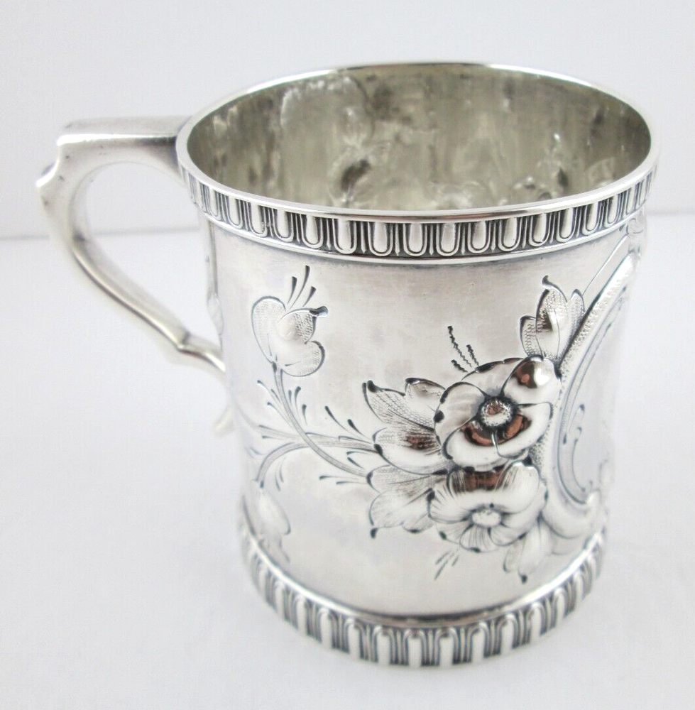 Gale & Willis Sterling Silver Cup Egg & Dart Base Rim 1859