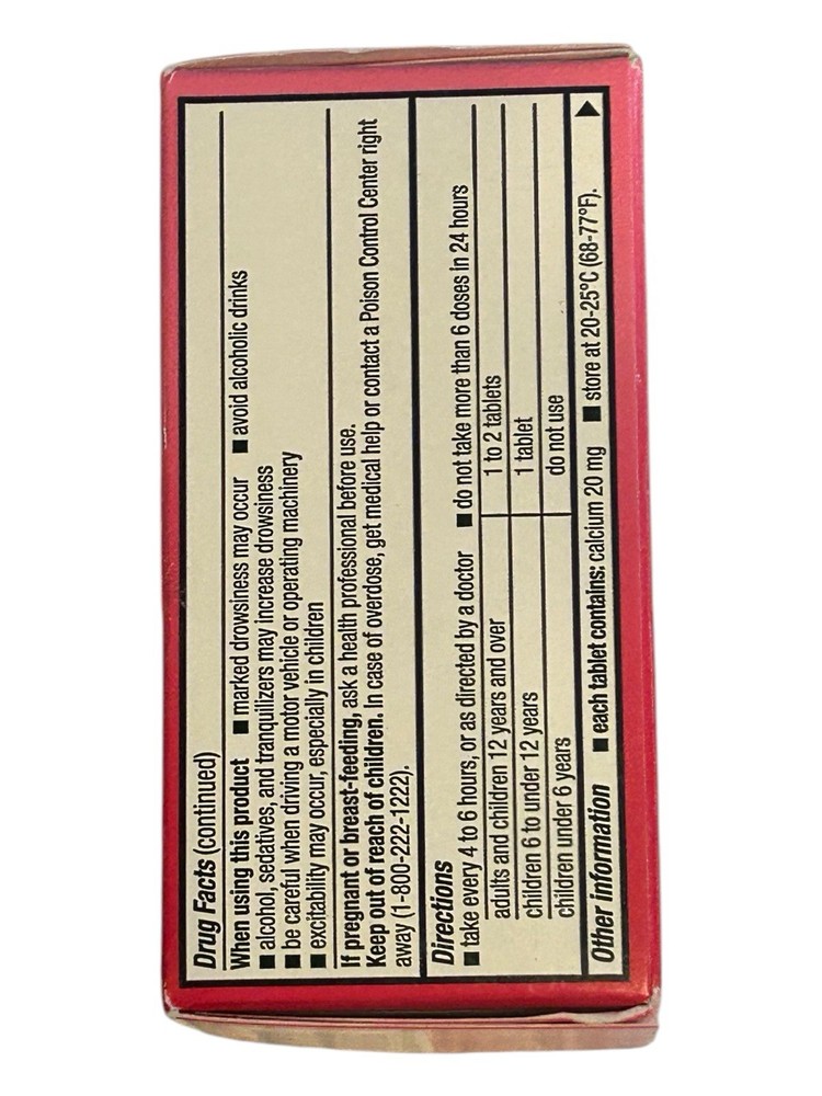 Multi-Symptom Allergy Relief - 100 Tablets - Ex: 5/26