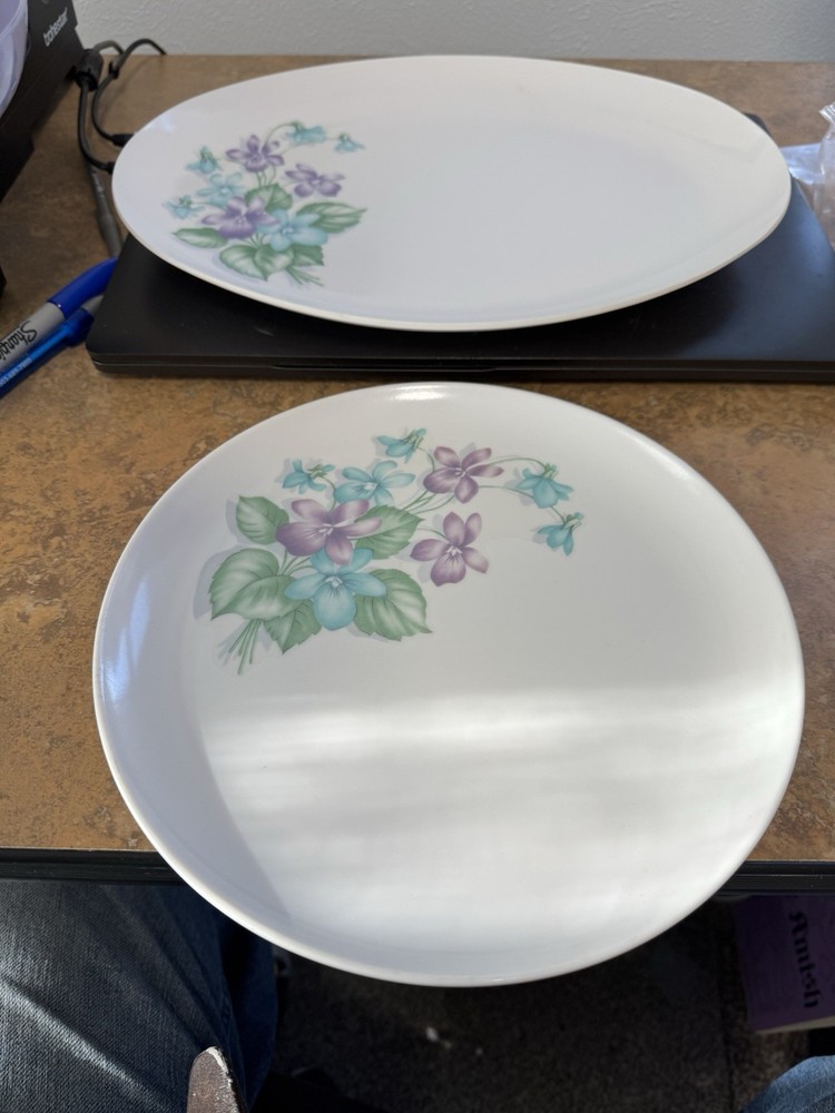 Melmac Raylon Lilac 4 Pc Set