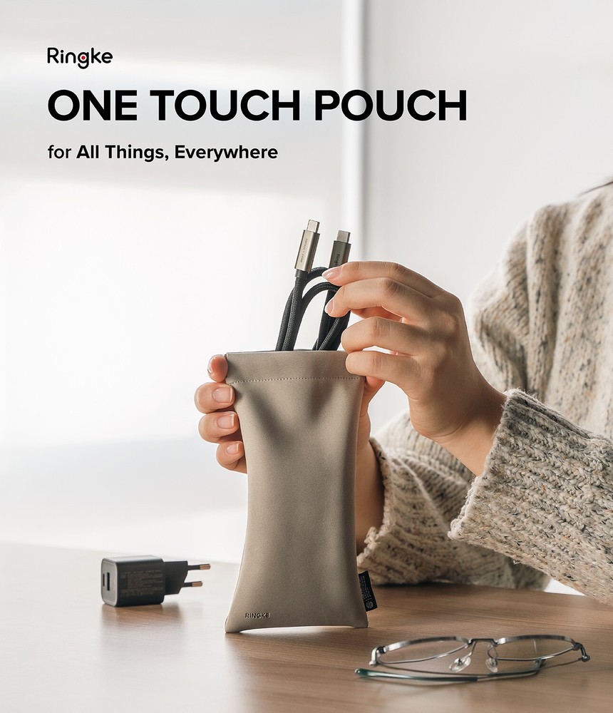 For Universal Pen Cable Glasses Wireless EarBuds Case | Ringke [One Touch Pouch]