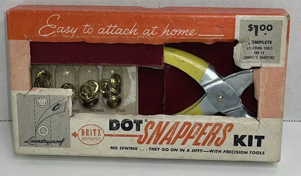 Vintage Dritz Dot Snappers Kit