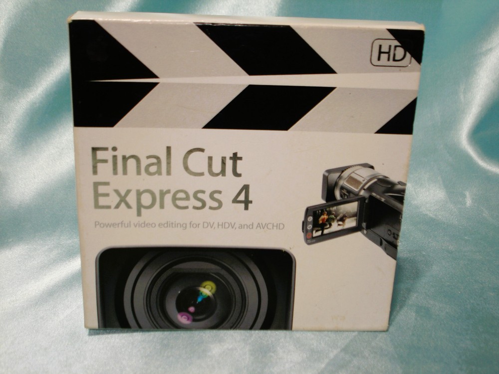 Apple Final Cut Express 4 HD Video Editing Software