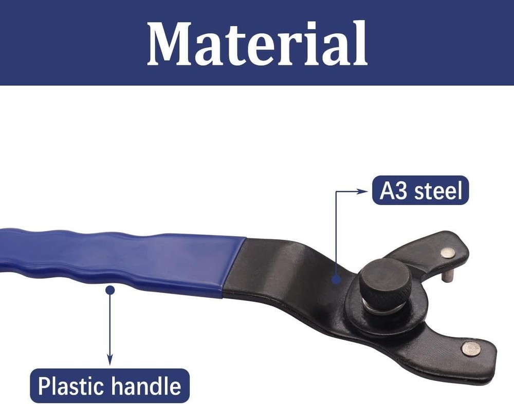 Grinder Wrench Universal Adjustable Grinder Spanner ​Wrench,Lock-nut Grinder ...