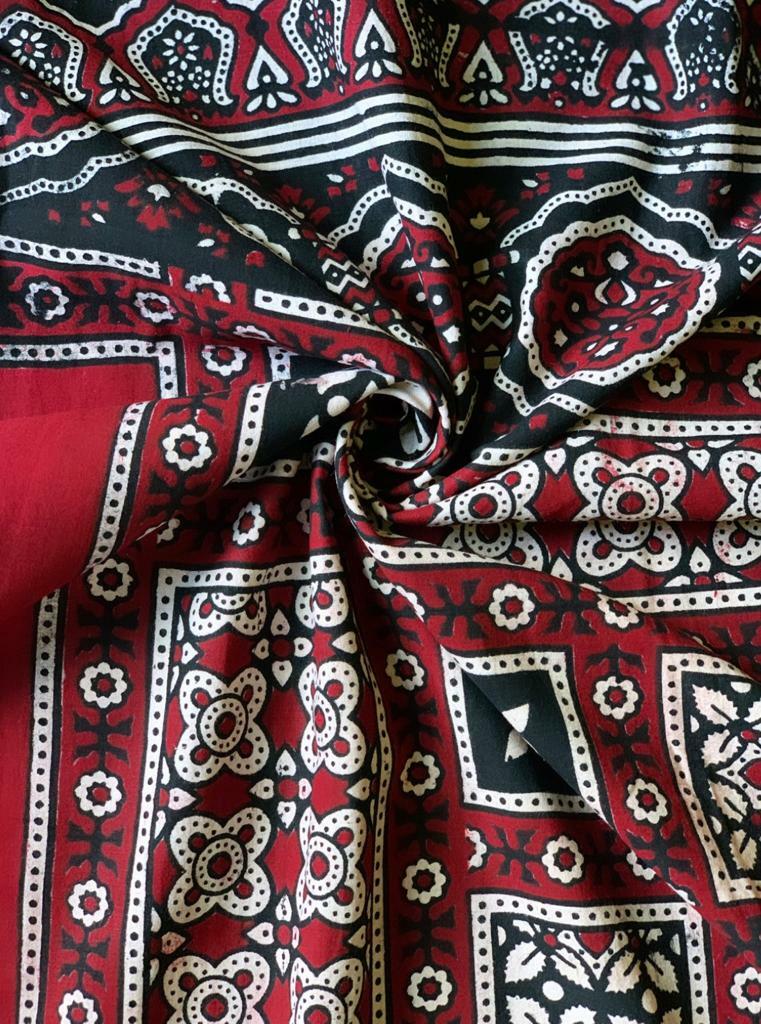 AJRAK SINDHI PAKISTAN SHAWL SCARF CHADAR MENS WOMENS UNISEX #AC230