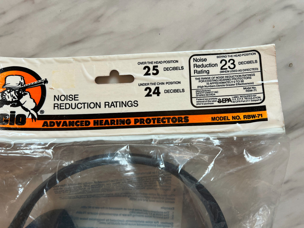 Silencio Headset Hearing Protector Earmuff - RBW-71 ** New in package **