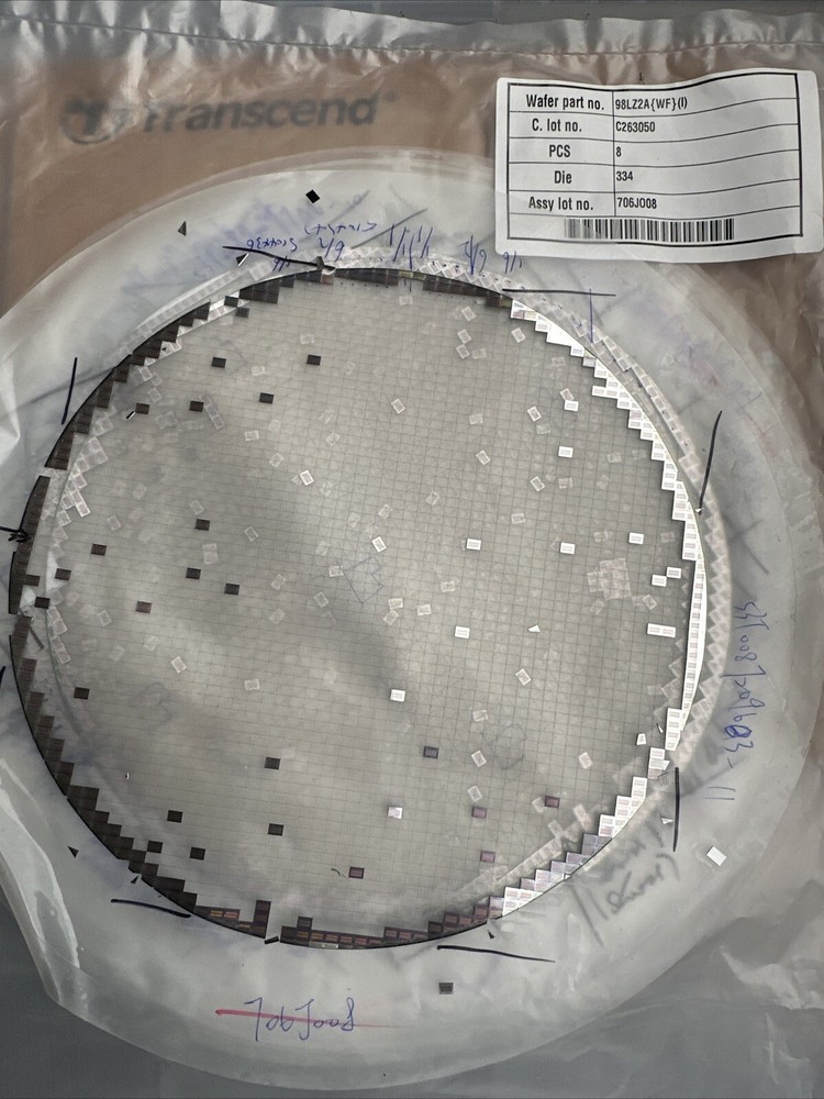 100pcs Plus.   silicon dies wafer