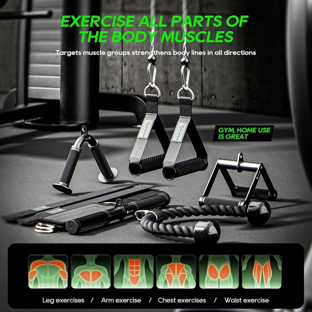 Cable Machine Attachment LAT Pulldown Attachments Cable Machine Accessories for