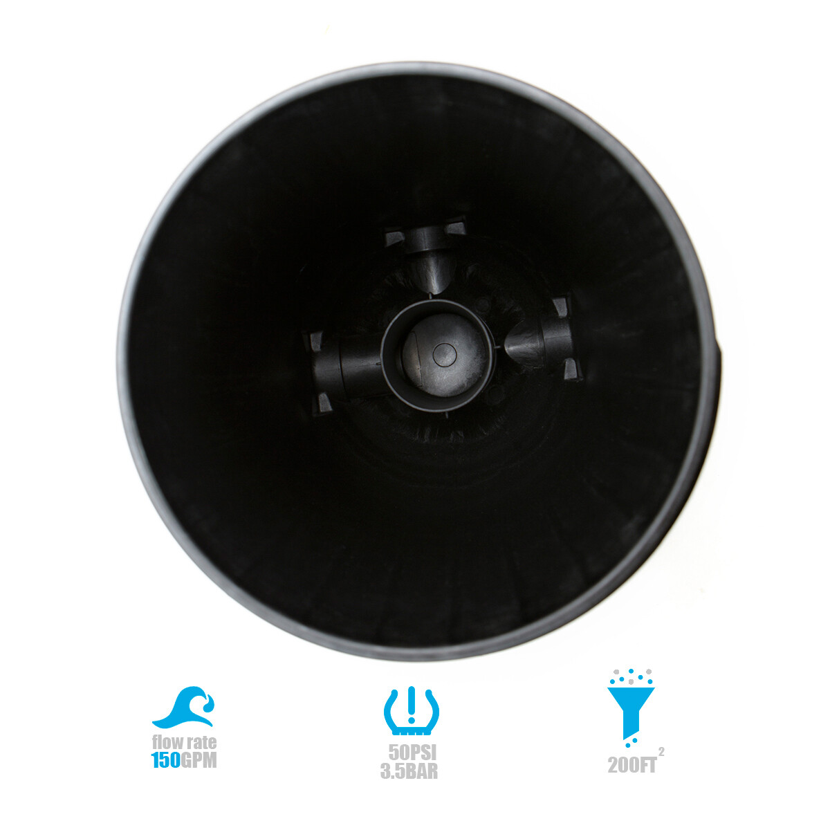 XtremepowerUS 200 sq. ft. In-Ground Easy Clean Pool Cartridge Filter with Tank