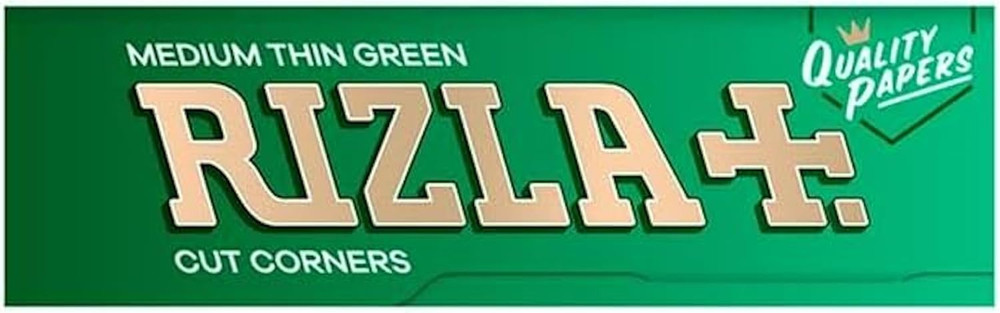 Green Cigarette Rolling Papers 100 Booklets