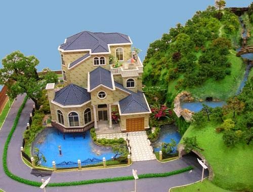 36 Pieces Model Trees 1.36-6 inch Mixed Model Tree Train Scenery Architecture