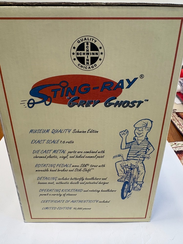 Schwinn Sting-Ray Grey Ghost 1:6 Scale