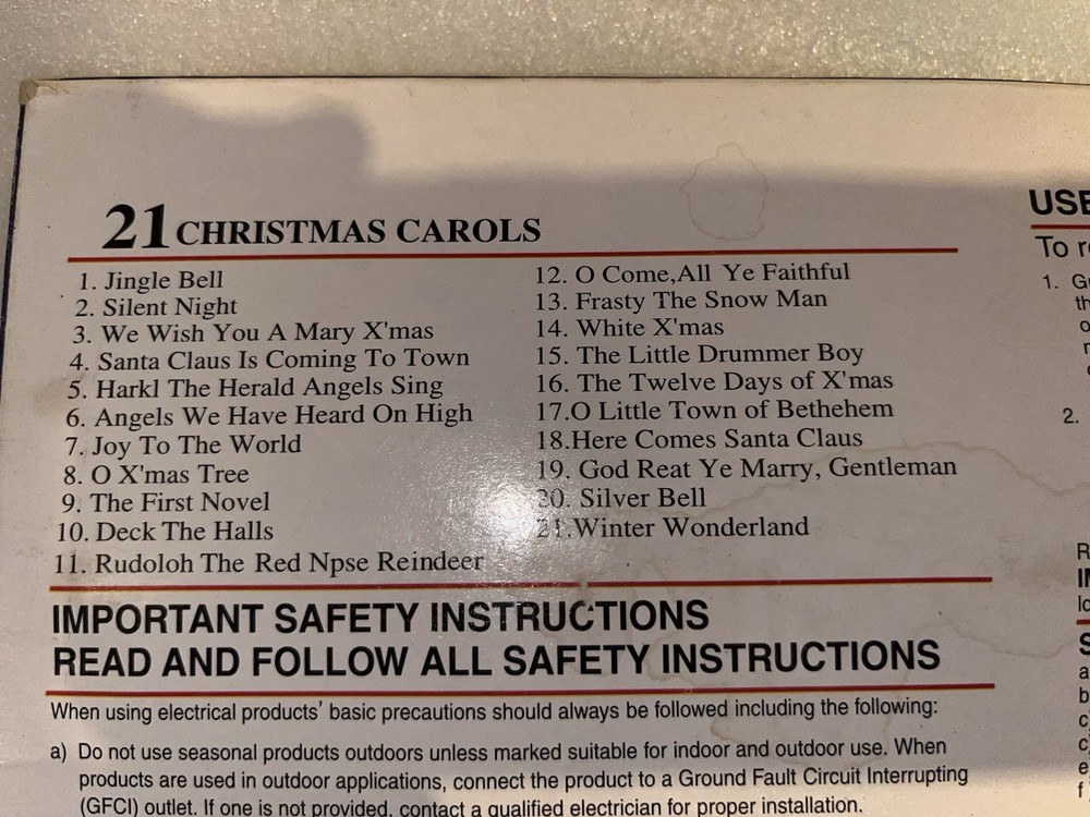 NOS 100 Clear Computerized Musical Christmas Magic Mini Lights