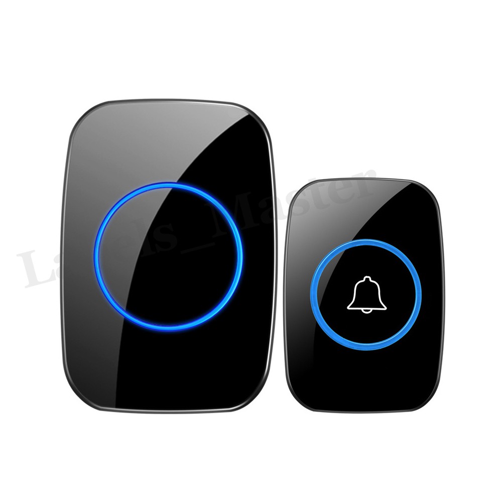 Wireless Doorbell Chime Waterproof Plugin Receiver Adjustable Volume 1000FT Kit