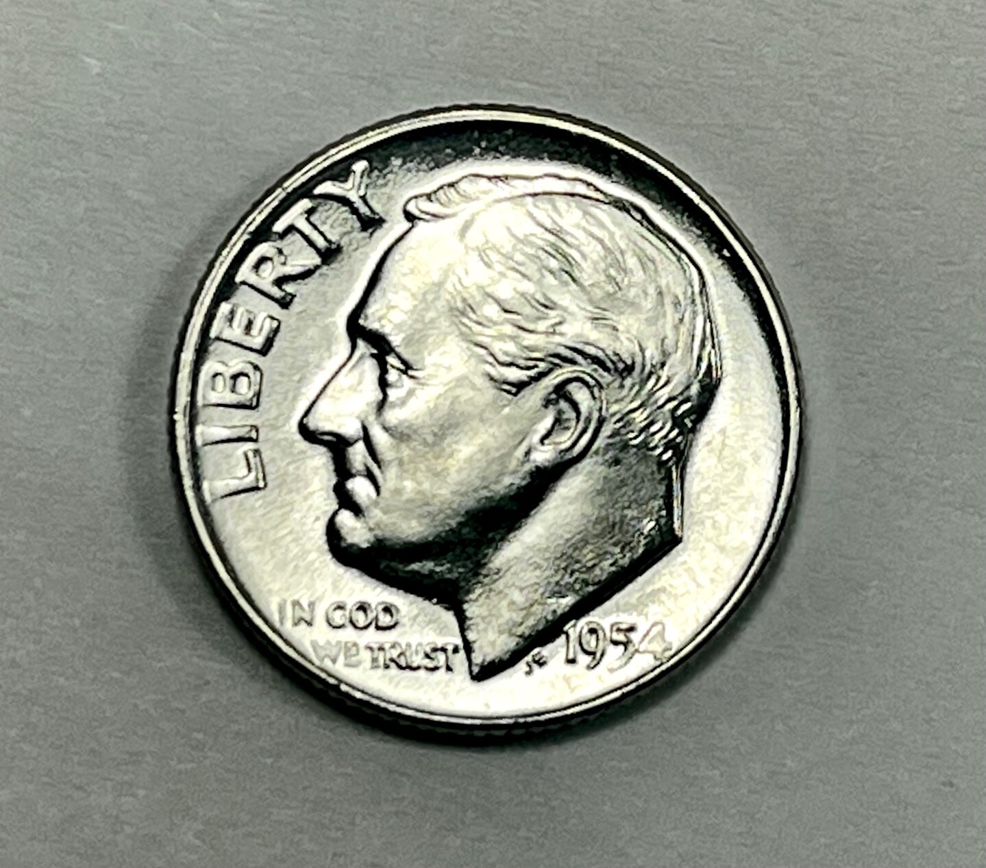 1954-D Roosevelt Dime 90% Silver Gem