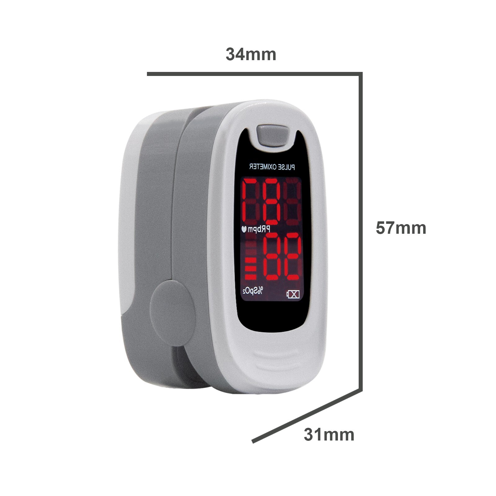 Finger Pulse Oximeter Blood Oxygen Monitor SpO2 Heart Rate Tester Free Bag USA