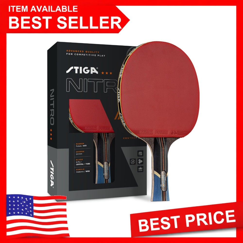 Table Tennis Paddle Set Beginner Intermediate Ping Pong Rackets