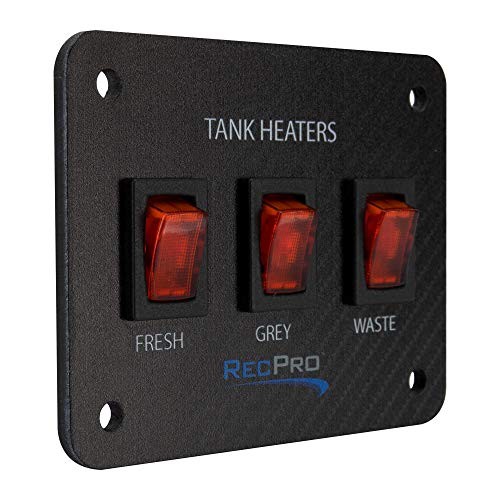 RV Toggle Switch | Tank System Control Panel | Gang Kit System | 3 Toggles