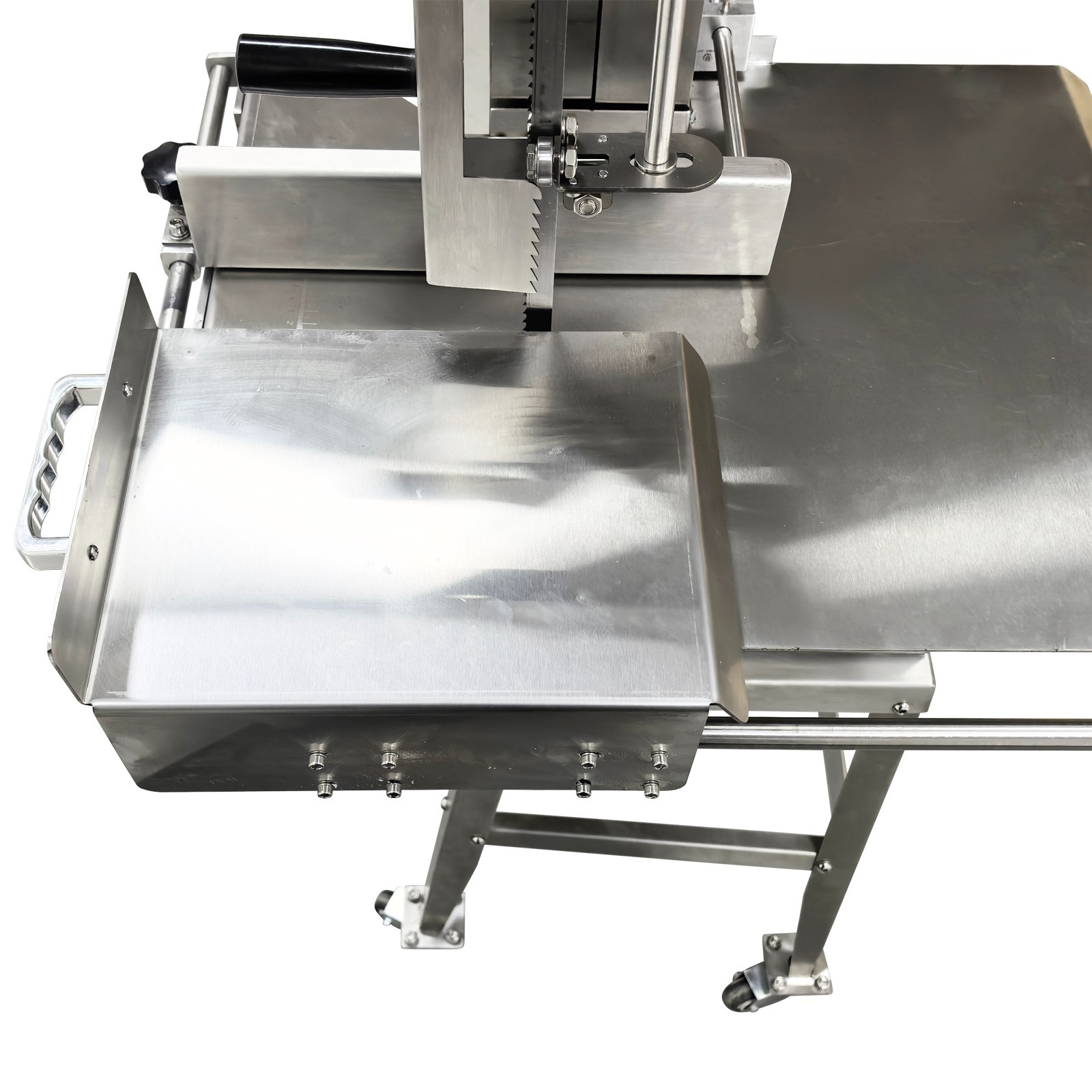 Electric Bone Saw Commercial Frozen Meat Cutter Stainless Steel Band Saw 110V