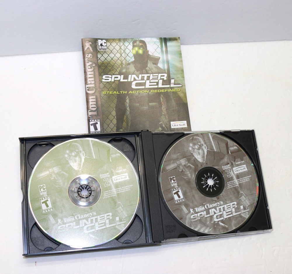 TOM CLANCY SPLINTER CELL STEATH ACTION REDEFINED PC ROM SOFTWARE