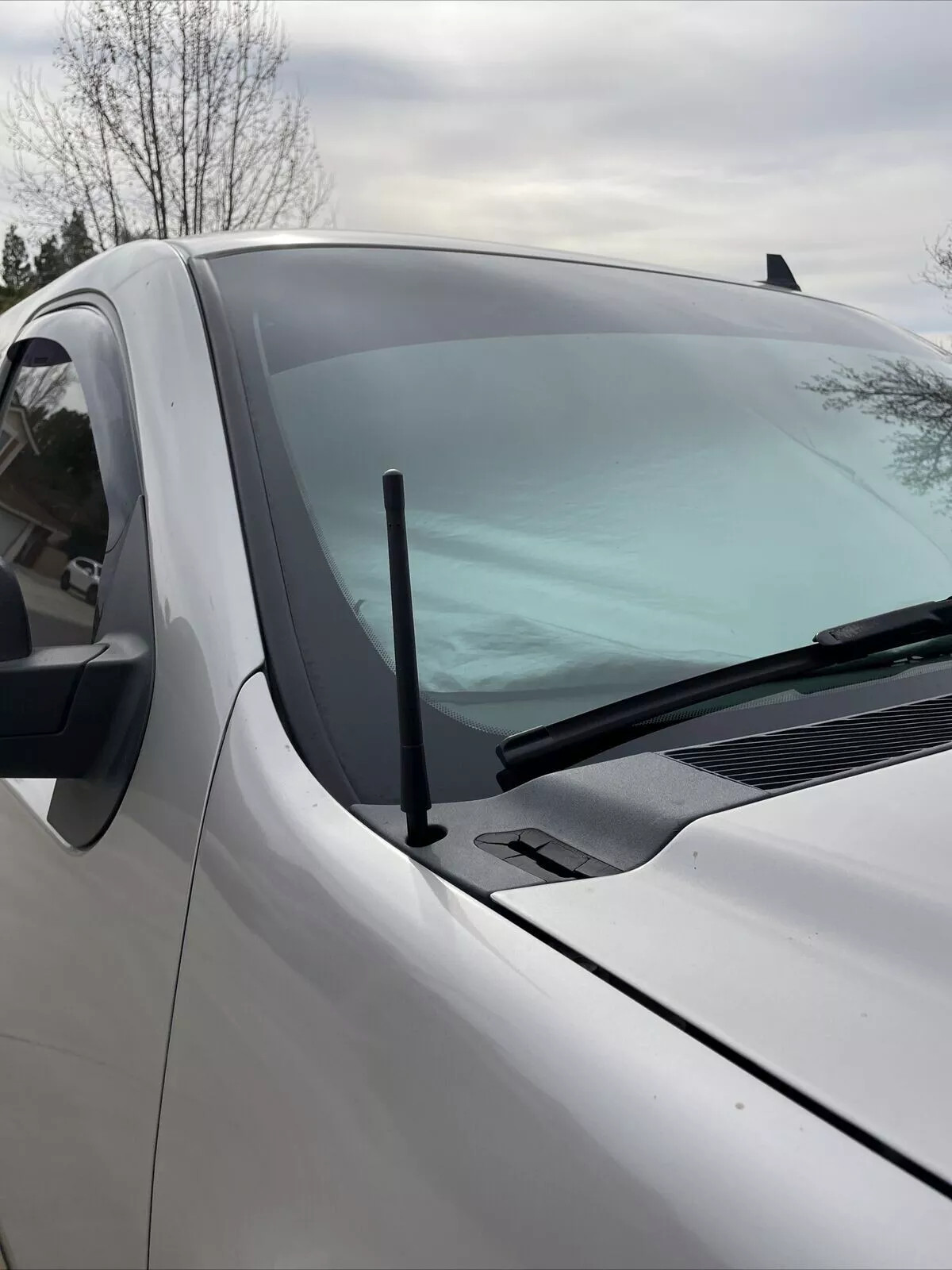 7" Short Black Rubber Antenna Mast Radio AM/FM for Chevrolet Silverado 2006-2025